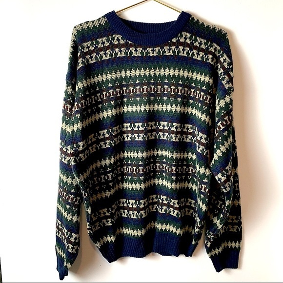 1990s Retro 100% Acrylic Trading Co. Sweater Sz XL - Picture 2 of 16